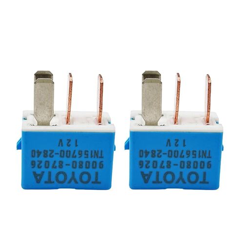 2X 90080-87026 90987-02027 AC Relay 12VDC 4Pins Compatible with Toyota Lexus and Scion Vehicles in Saudi Arabia