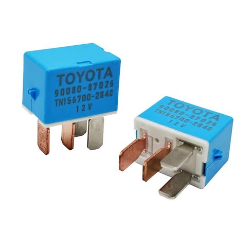 2X 90080-87026 90987-02027 AC Relay 12VDC 4Pins Compatible with Toyota Lexus and Scion Vehicles in Saudi Arabia