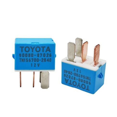 2X 90080-87026 90987-02027 AC Relay 12VDC 4Pins Compatible with Toyota Lexus and Scion Vehicles in Saudi Arabia