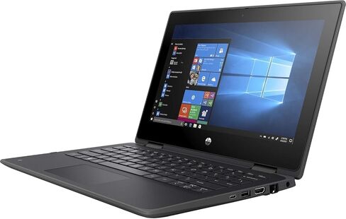 HP ProBook x360 11 G5 شاشة لمس 11.6 بوصة 2 في 1 (Intel 4-Core Celeron N4120، ذاكرة الوصول العشوائي 4 جيجابايت، 128 جيجابايت SSD، كاميرا ويب) متين، مقاوم للماء، كمبيوتر محمول قابل للتحويل للتعليم، ويندوز 10 (متجدد) in Saudi Arabia