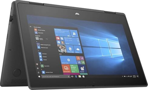 HP ProBook x360 11 G5 شاشة لمس 11.6 بوصة 2 في 1 (Intel 4-Core Celeron N4120، ذاكرة الوصول العشوائي 4 جيجابايت، 128 جيجابايت SSD، كاميرا ويب) متين، مقاوم للماء، كمبيوتر محمول قابل للتحويل للتعليم، ويندوز 10 (متجدد) in Saudi Arabia