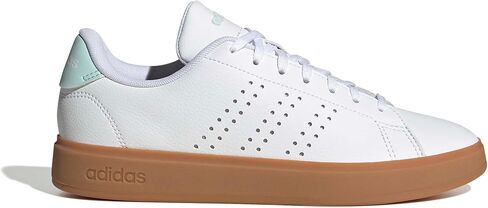 adidas Women's Advantage Sneaker, White/White/Putty Mauve, 5.5 in Saudi Arabia