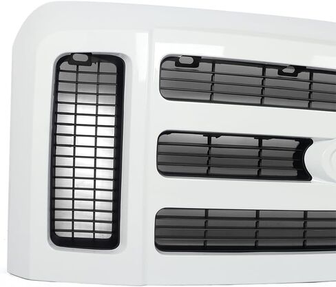 MIC Front Grille Grill Assembly Compatible with F250 F350 F450 F550 F-250 F-350 F-450 F-550 Super Duty 2008-2010 (Chrome) in Saudi Arabia