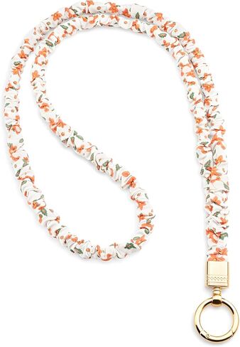 رقيقة مرنة بسط الرقبة الحبل لشارات الهوية لطيف Scrunchie الحبل للمفاتيح حامل سلسلة مفاتيح قابل للسحب in Saudi Arabia