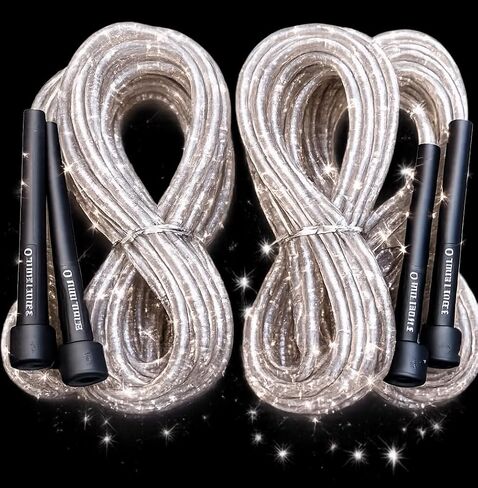 Royalty Double Dutch Jump Ropes (Set of 2) Purple, Perfect Length 14 Feet, Tangle-Free, Heavy Weight No Need for Doubling, For Beginning and Advanced Jumpers + Free Storage Bag in Saudi Arabia