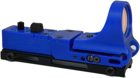 C-MORE Systems Railway Red Dot Sight, Standard Intensity Switch, 2 MOA, 1x Magnification, Made of Polymer, Ultra Bright, All Weather, Waterproof, Lightweight, Olive Drab Green in Saudi Arabia