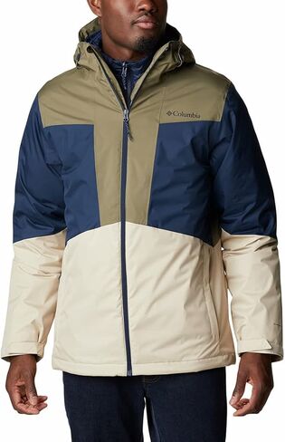 Columbia Men's Wallowa Park Interchange Jacket, Collegiate Navy/Shasta/Dark Mountain, Large in Saudi Arabia