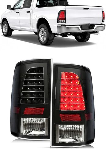 مصباح LED للأضواء الخلفية من HECASA متوافق مع 2009-2018 Dodge RAM 1500 2500 3500 لاستبدال زوج الفرامل الخلفية للعدسة المدخنة CH2819124 in Saudi Arabia