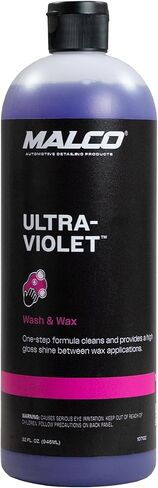 Malco Ultra Violet Premium Wash'n Wax – Best 2-In-1 Car Wash and Wax/Cleans and Provides A Durable, High-Gloss Shine in One Fast and Easy Step / 1 Gallon (107101) in Saudi Arabia