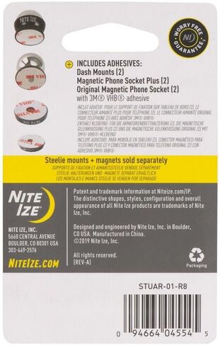 Nite Ize Steelie Universal Adhesive Replacement Kit - for Dash Mount and Phone Sockets in Saudi Arabia