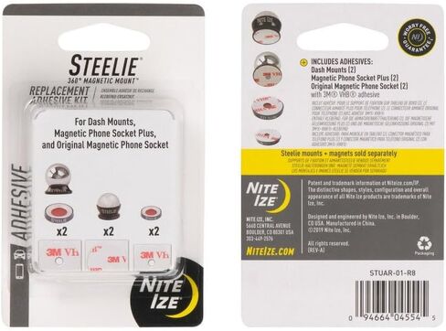 Nite Ize Steelie Universal Adhesive Replacement Kit - for Dash Mount and Phone Sockets in Saudi Arabia