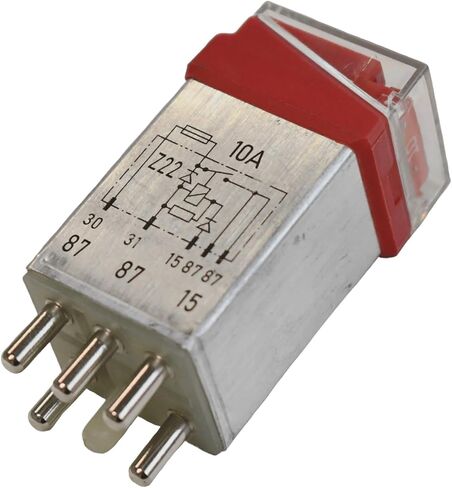 متوافق مع 2015400845 مرحل حماية الزائد 12DCV، مناسب لمرسيدس بنز C123 W123 S123 W124 S124 W201 W460 W126 C126 R107. رقم الاستبدال #1265404745 in Kuwait
