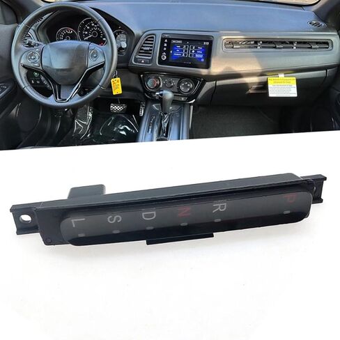 54210-T7A-H51 Gear Shift Select Indicator for Honda HR-V 2016-2022 - Black ABS Replacement Shift Position Panel Display in Saudi Arabia