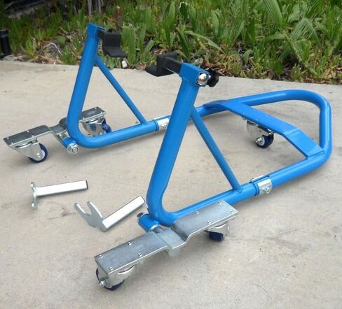 Motorcycle Sport Bike ATV Stand Front Rear Wheel Stand Combo Swing Arm Lift in Saudi Arabia