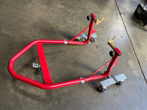 Motorcycle Sport Bike ATV Stand Front Rear Wheel Stand Combo Swing Arm Lift in Saudi Arabia