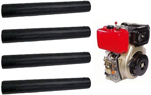 4 Pack Air Filter Housing Vent Tube for Honda GX110 for GX120 GX140 for GX160 for GX200 Engine Parts Black Lasting Material Easy Install in Saudi Arabia