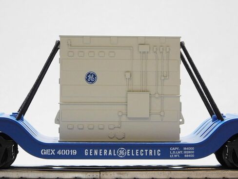 M.T.H. Electric Trains MTH RAILKING GE DEP. Center Flat W/Transformer O Gauge Train CAR 30-76931 in Saudi Arabia