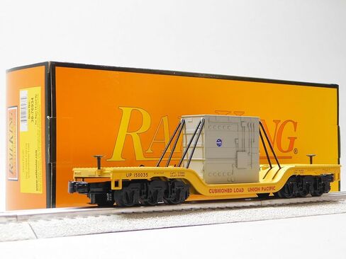 M.T.H. Electric Trains MTH RAILKING Union Pacific DEP. Center Flat W/Transformer O Gauge 30-76934 in Saudi Arabia