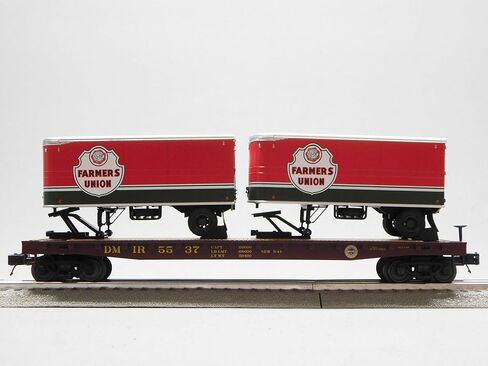 MTH Premier Duluth، MISSABE & Iron Range مقطورة سيارة مسطحة O مقياس 20-95714-5537 in Kuwait