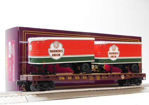 M.T.H. Electric Trains MTH Premier Duluth, MISSABE & Iron Range Flat CAR Trailer O Scale 20-95714-5543 in Saudi Arabia