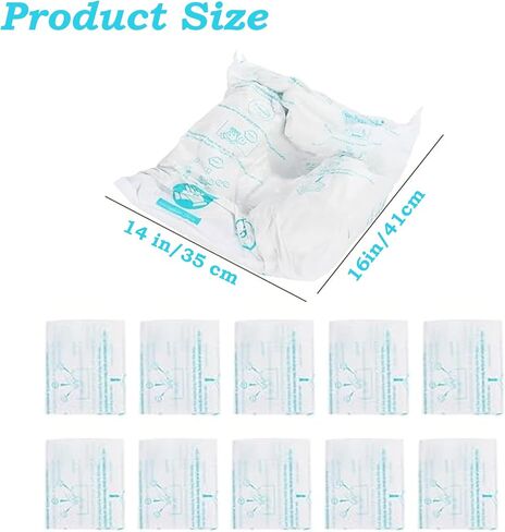 Foam Bag For Shipping, 10pcs Quick Expanding Foam Packaging Bags for Packing, Mailing and Shipping Solutions(14x16inch) in Saudi Arabia