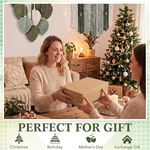 مجموعة Rivvlive Macrame للبالغين المبتدئين 249 قطعة، 436yd 3 مم من القطن حبل Macrame حلقات خشبية ومسامير وخرز إبرة خيط صندوق هدايا وكتاب تعليمات رقمي لمشاريع الديكور البوهيمي اليدوية in Kuwait