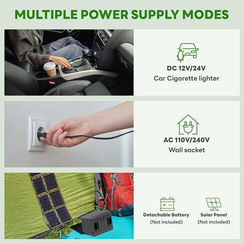 Alpicool 12V Car Refrigerator Portable Fridge Freezer, 62 QT Dual Zone Compressor Cooler with APP Control, Fast Cooling, Electric Cooler for Car Truck, RV, Camping, Travel (12/24V DC & 100-240V AC) in Saudi Arabia