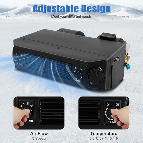 A/C Air Conditioning Evaporator, 12V Universal Air Conditioning Evaporator, Under-Dash A/C Heat and Cool Unit, 3 Speed Evaporator Compressor for Car Truck in Saudi Arabia