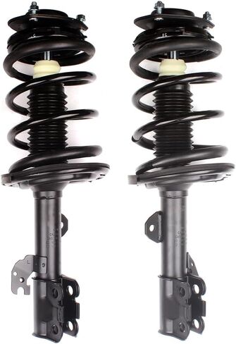 Nemtor- طقم صدمات دعامات 8 قطع 2007-2011 لسيارة Toyota Camry، 2 مجموعة دعامات أمامية كاملة، 2 وصلة شريط تثبيت، 4 تعليق بديل لنهاية قضيب التعادل in Kuwait