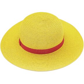 sealche] Luffy Straw Hat (ONE Piece Luffy Cosplay Costume) kids yelow Japanese cartoons in Saudi Arabia