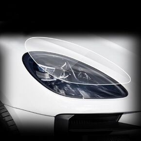 JCAKES Car Exterior PPF Protective Film Headlamp Scratch Protection TPU Transparent Film Smoked Black refit，for Porsche Macan 2018-2023 in Saudi Arabia