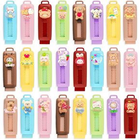 24 Pack Cute Retractable Erasers for Kids Fun Eraser Bulk Kawaii Kids Pencil Erasers for School Supplies Classroom Rewards Teacher Gifts. in Saudi Arabia