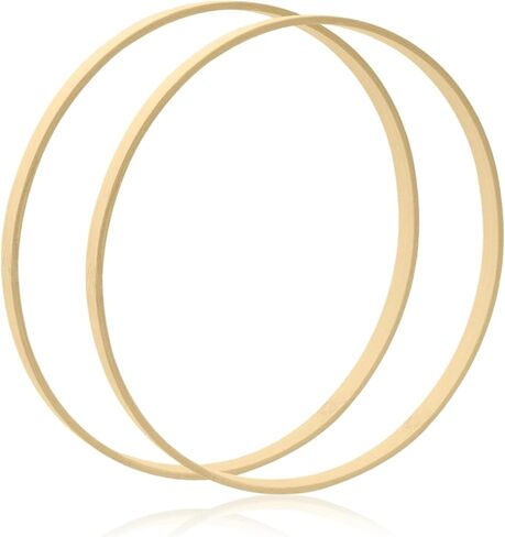 4 Pack 18 Inch Wooden Bamboo Floral Hoops, Macrame Hoops Dream Catcher Rings Wedding Wreath Hoop Rings for Home Decorations DIY Craft Wall Hanging (4Pcs x 18inch) in Saudi Arabia