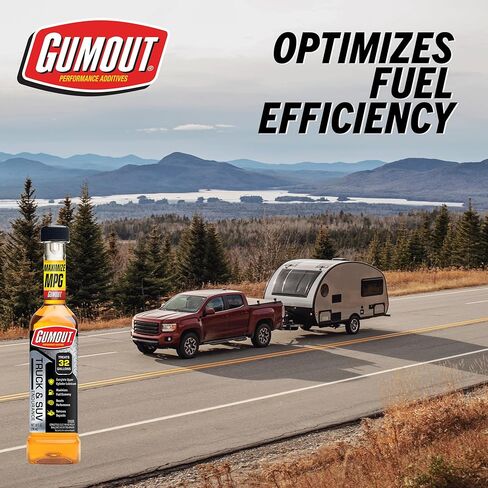 Gumout 510397 Truck and SUV Endurance Fuel Additive, Cleans & Restores Heavy Duty Engine, Maximum Protection for Bigger Engines, Easy Pour & Go - Treats up to 32 Gallons per Bottle -10 Fl Oz in Saudi Arabia