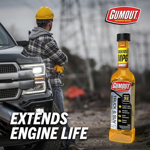 Gumout 510397 Truck and SUV Endurance Fuel Additive, Cleans & Restores Heavy Duty Engine, Maximum Protection for Bigger Engines, Easy Pour & Go - Treats up to 32 Gallons per Bottle -10 Fl Oz in Saudi Arabia
