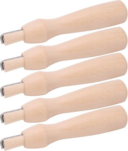 Zerodis Wooden Felting Needles Set 5 Piece DIY Wool Tool Kit for Wet and Dry Felting Wool Painting Crafting Hand Sewing Needle in Kuwait
