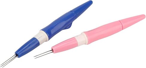 Yosoo Felting Needles, 3 Fine Needles with Ergonomic Handle and Replaceable Inner, Plastic Metal DIY Tufting Tool for Delicate Projects in Saudi Arabia