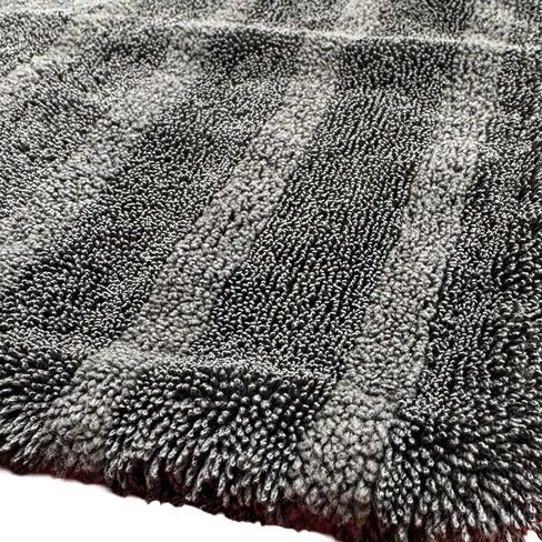 منشفة تجفيف Thor The Arms of Mass Drying (W.M.D) من الألياف الدقيقة الممتازة - منشفة ذات تفاصيل أوتوماتيكية مزدوجة الوبر فائقة الامتصاص (كبيرة 24 بوصة × 35 بوصة) - تجفيف كوري خالٍ من الخطوط بوزن 1200 جرام في المتر المربع للسيارات in Kuwait