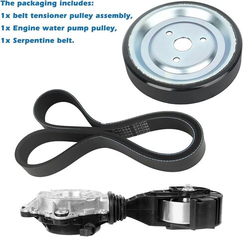 11287598833 Drive Belt Tensioner Idler Friction Wheel,Serpentine Belt and Engine Water Pump Pulley Compatible with Mini Cooper Countryman Paceman 2007-2016 Replaces 11517545958 1060352 in Saudi Arabia