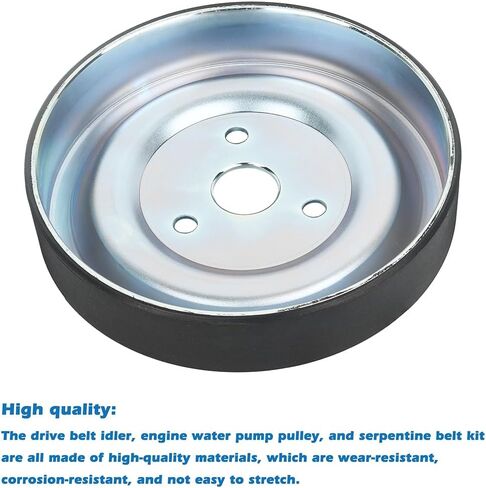 11287598833 Drive Belt Tensioner Idler Friction Wheel,Serpentine Belt and Engine Water Pump Pulley Compatible with Mini Cooper Countryman Paceman 2007-2016 Replaces 11517545958 1060352 in Saudi Arabia