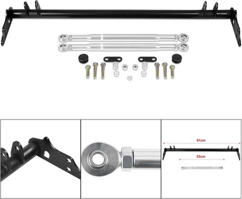 شريط جر/شريط ربط محرك بديل B-Series، متوافق مع موديلات 1988-1991 Honda Civic EF، CRX مع تبديل المحرك B16، B18، B20 in Kuwait