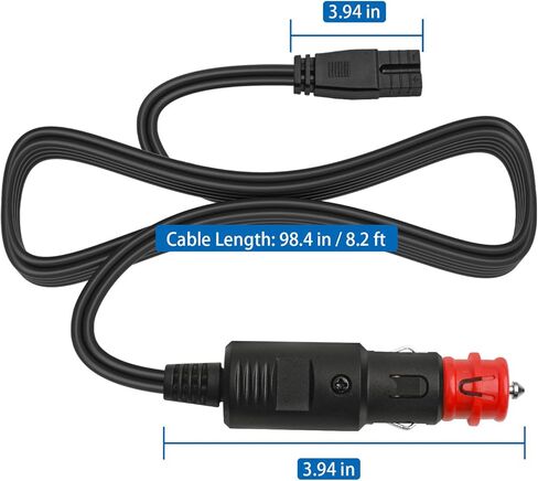 Mini Fridge 12V DC 2 Pin Power Cord Compatible with Mobicool Wagan NFA Car Cooler Box Refrigerator Freezers Power Extension Cable 8.2 FT (2.5M) in Saudi Arabia