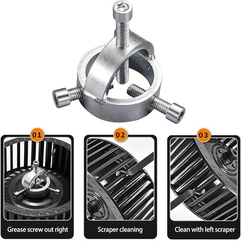 Winds Wheel Disassembly Tool Puller Fan Removers Hand Steering Silver Steel Removal Hand Accessories Home and Kitchen in Saudi Arabia