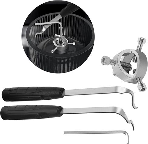 Winds Wheel Disassembly Tool Puller Fan Removers Hand Steering Silver Steel Removal Hand Accessories Home and Kitchen in Saudi Arabia