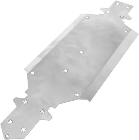 Stainless Steel Chassis Armor Scratch Resistant Underbody Armor Compatible with Rlaarlo XTS F10 Rally Car Model in Kuwait