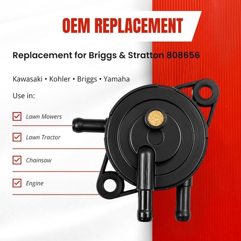 استبدال OEM 2439316 مضخة الوقود المتوافقة مع Kohler 24-393-16-S يستبدل Kawasaki 49040-7001 49040-0769 Kohler 24-393-04-S 17HP-25 HP محرك صغير جزازة العشب جرار in Kuwait