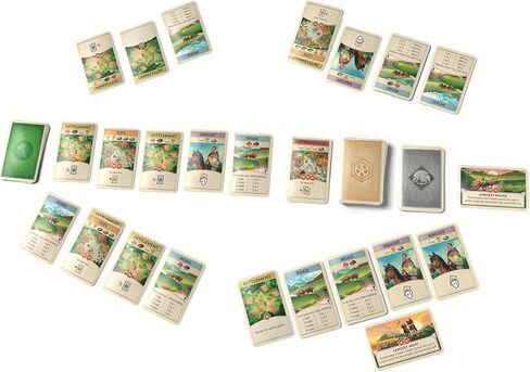 CATAN On The Road - إصدار لعبة البطاقات المحمولة من CATAN للسفر واللعب السريع، وبناء التجارة والاستقرار في أي مكان، متعة عائلية للأطفال والكبار، للأعمار من 10 سنوات فما فوق، 3-4 لاعبين، وقت لعب لمدة 15 دقيقة in Kuwait