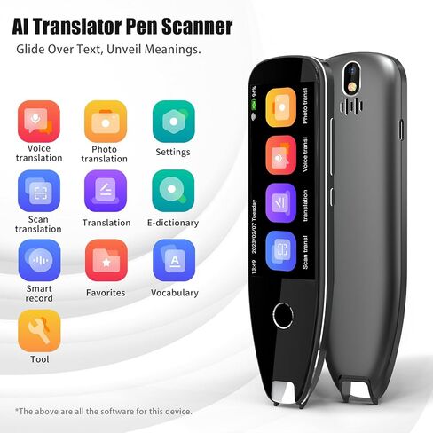 Translation Pen - Dyslexia Reading Tools for Kids, Text to Speech Scanning Pen, Support 130+ Languages Translator Pen for Language Leaners, Travel Business Offline Voice & Photo Translation in Saudi Arabia