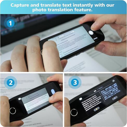 Translation Pen - Dyslexia Reading Tools for Kids, Text to Speech Scanning Pen, Support 130+ Languages Translator Pen for Language Leaners, Travel Business Offline Voice & Photo Translation in Saudi Arabia