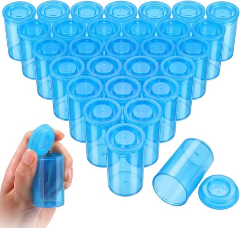 JOVITEC 100 Pcs Plastic Film Canister Holder 35 mm Empty Camera Reel Containers Storage Containers Case with Lids for Small Accessories Fish Hook Film Beads(Black) in Saudi Arabia